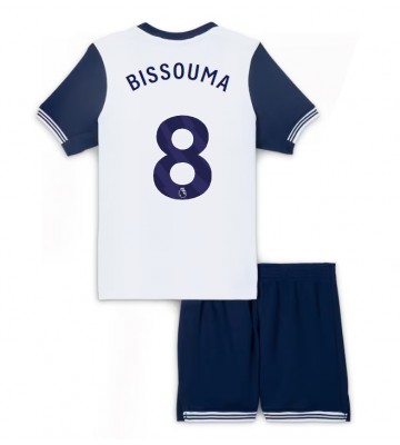 Tottenham Hotspur Yves Bissouma #8 Primera Equipación Niños 2024-25 Manga Corta (+ Pantalones cortos)